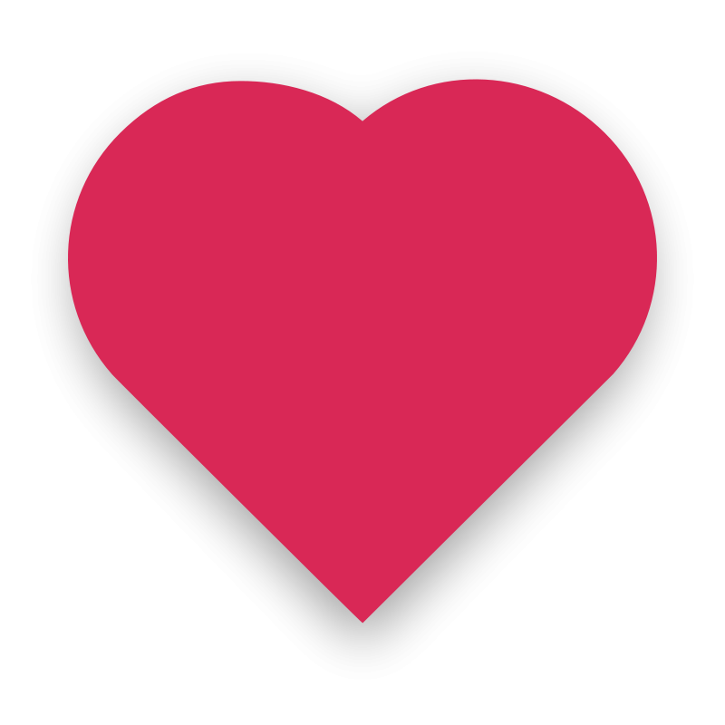 Pink Heart Black Background