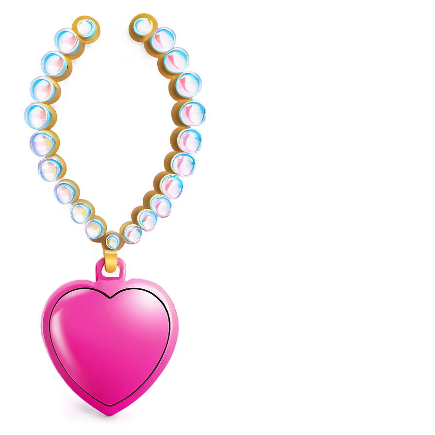 Pink Heart Bubble Png 05232024