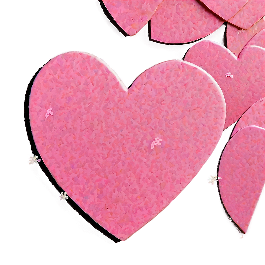 Pink Heart Confetti Png Skl56