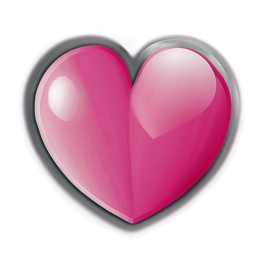 Pink Heart Emoji Sticker Png Uej