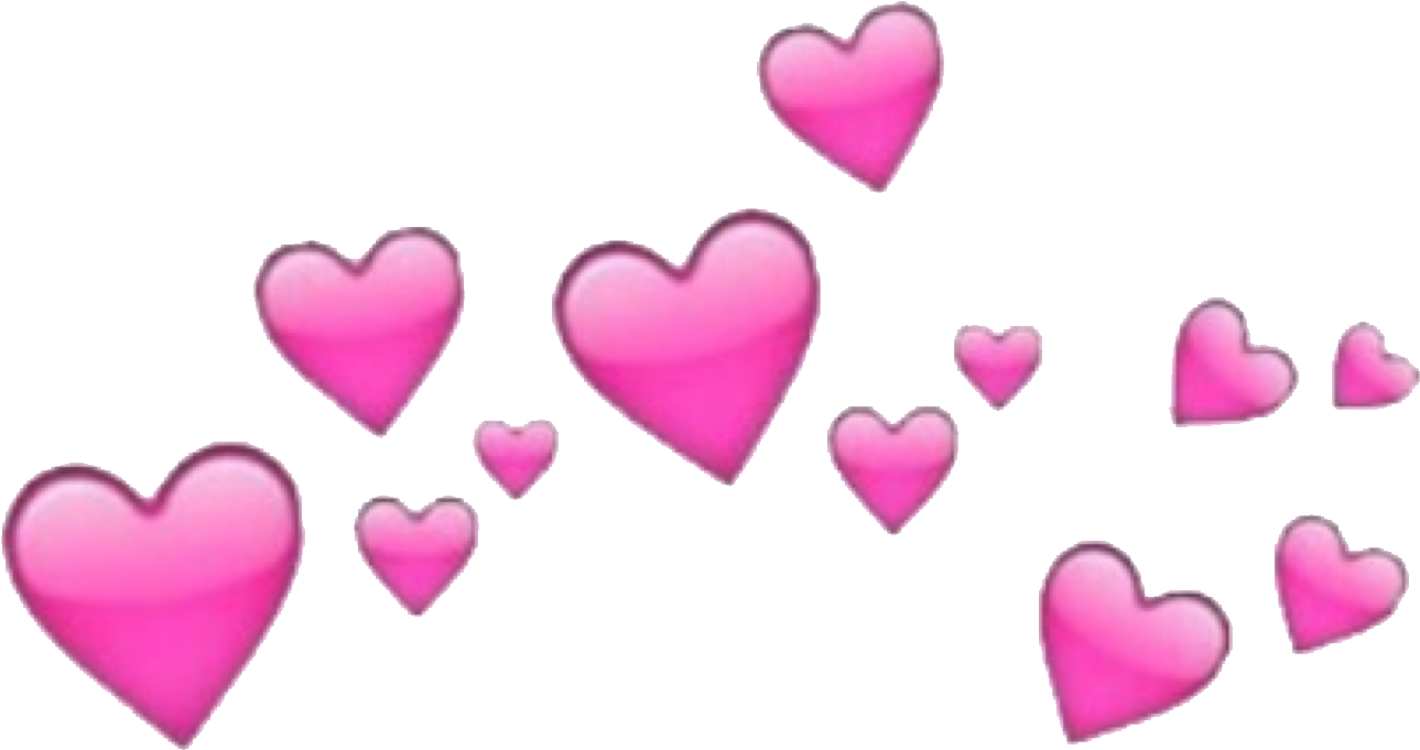 Pink Heart Filter Overlay