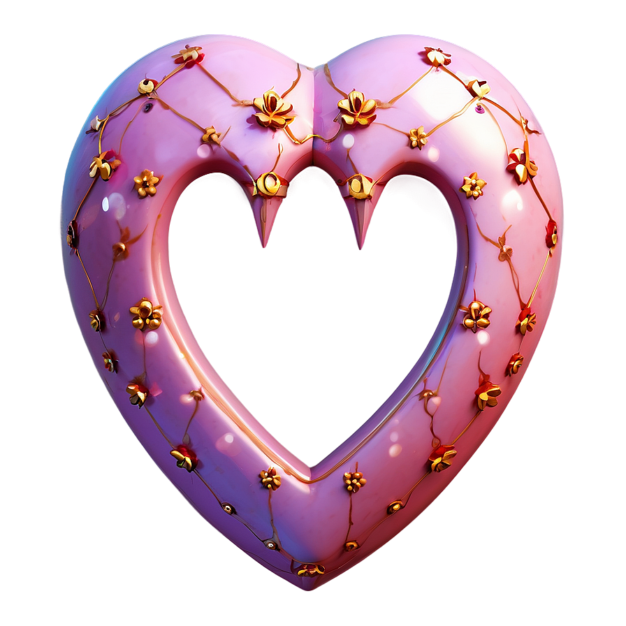 Pink Heart Frame Png Ijf