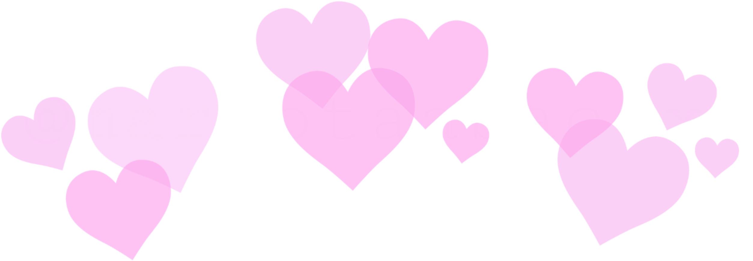 Pink Heart Overlay Graphic