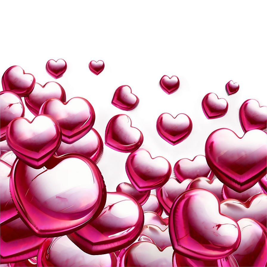 Pink Hearts A