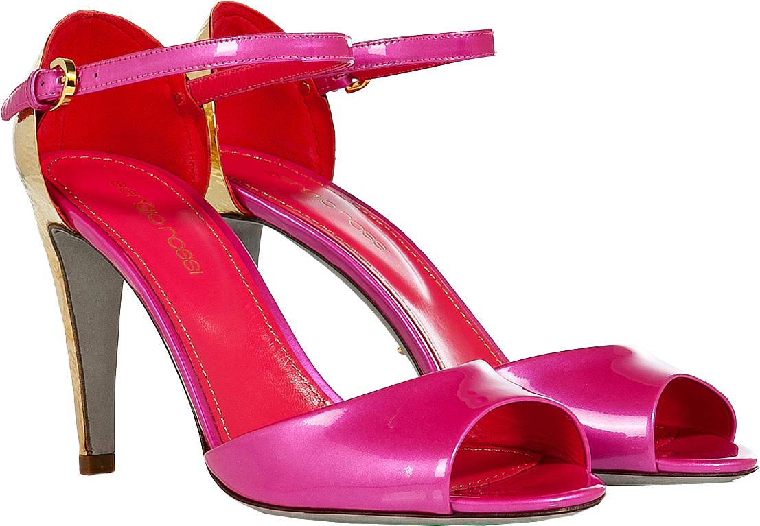 Pink High Heel Sandals