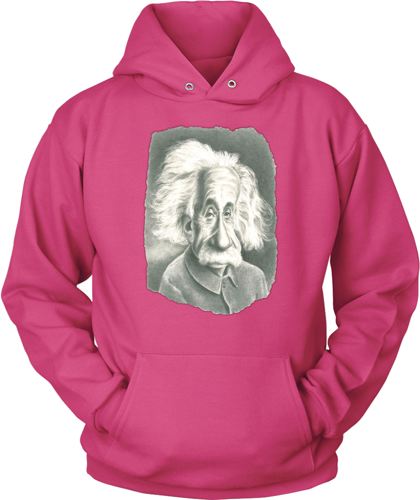 Pink Hoodiewith Iconic Figure Print