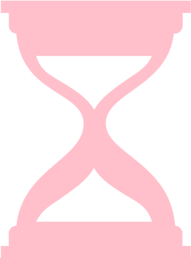 Pink Hourglass Icon