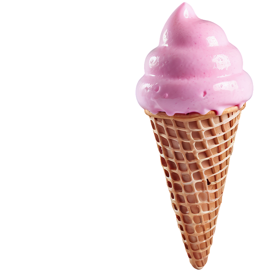 Pink Ice Cream Cone Png 88