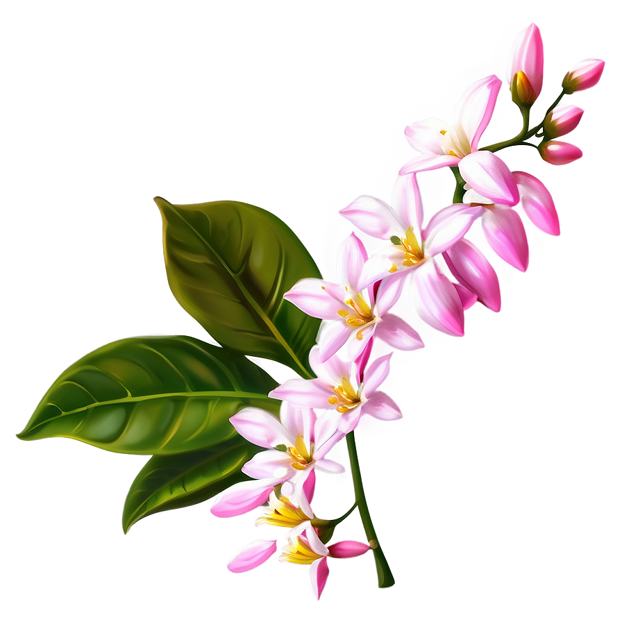 Pink Jasmine Flowers Png 05242024