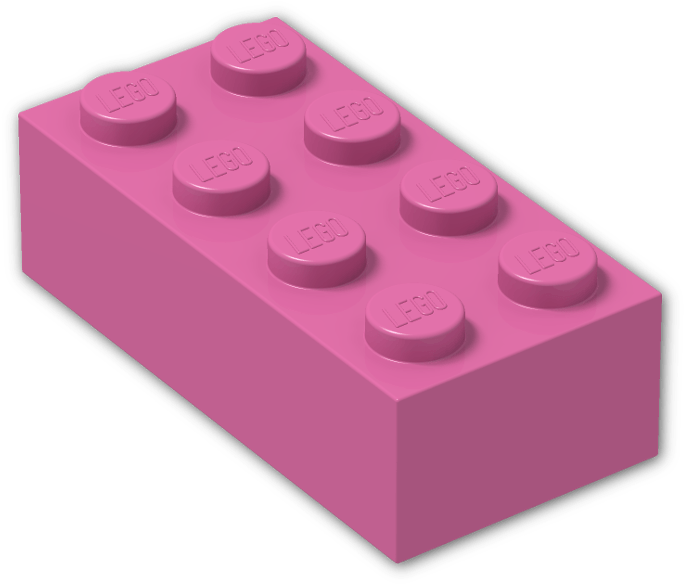 Pink Lego Brick