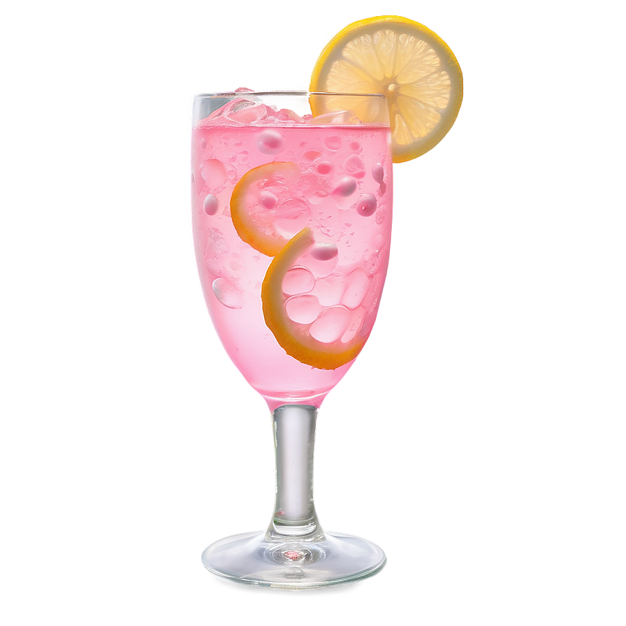 Pink Lemonade Fizz Cocktail Png Pji