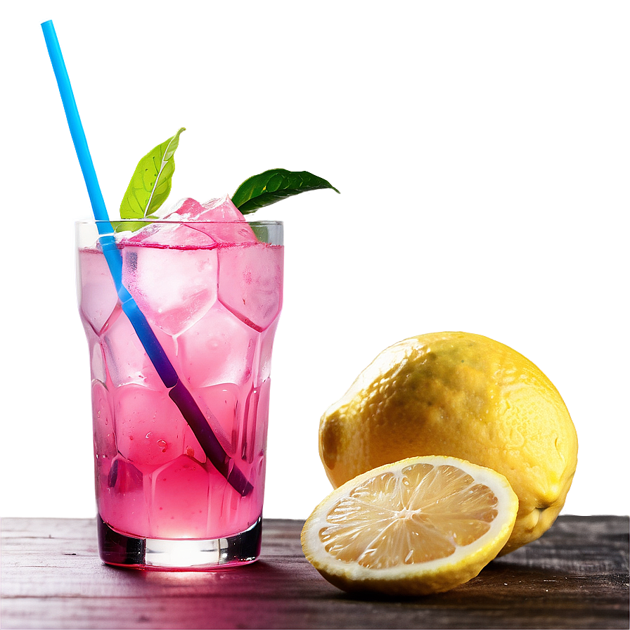 Pink Lemonade Refreshment PNG poq17 PNG image with a transparent background, free high-resolution download
