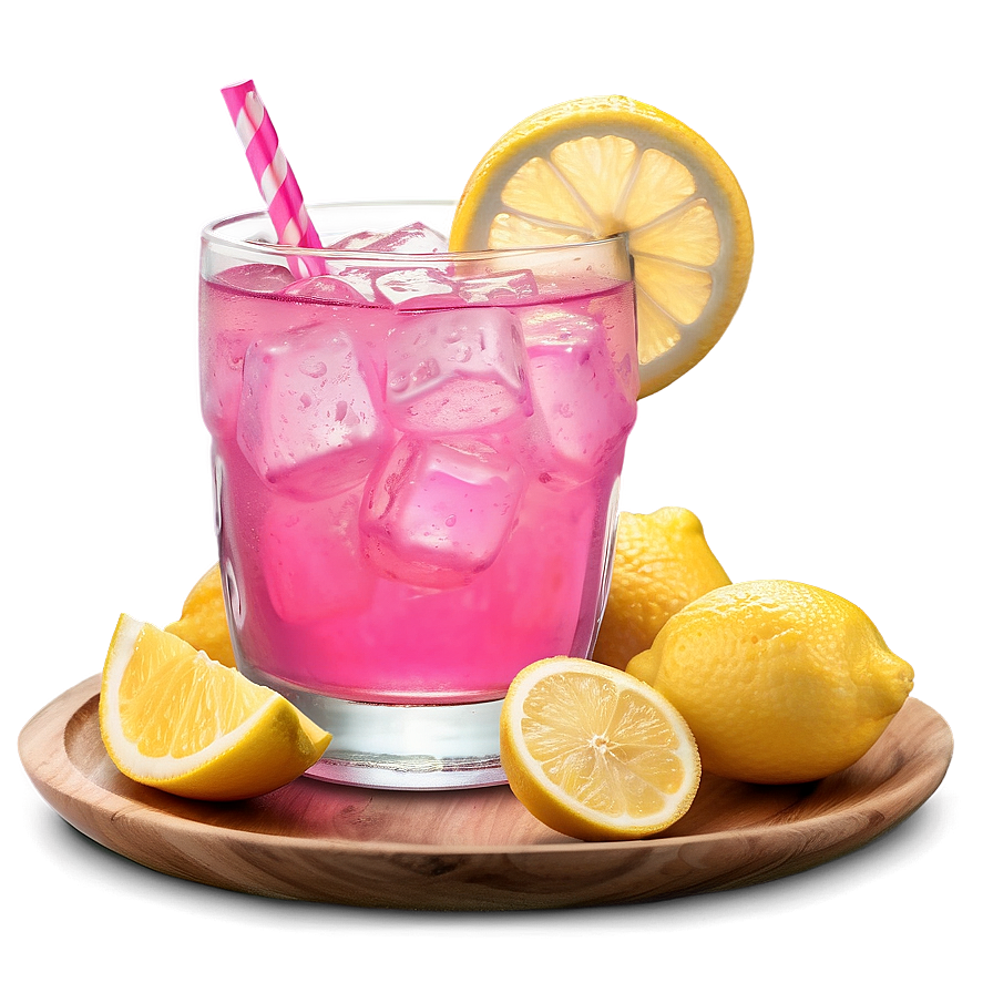 Pink Lemonade With Real Lemons Png Rvu31