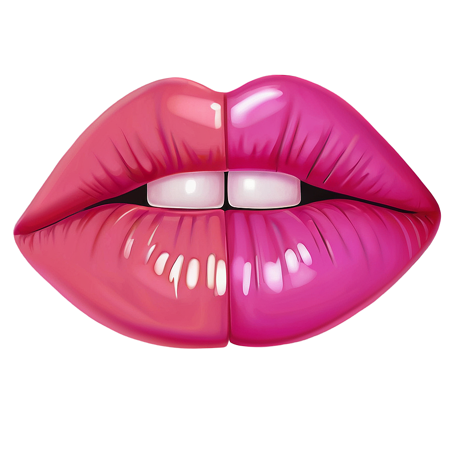 Pink Lips Emoji Png 55