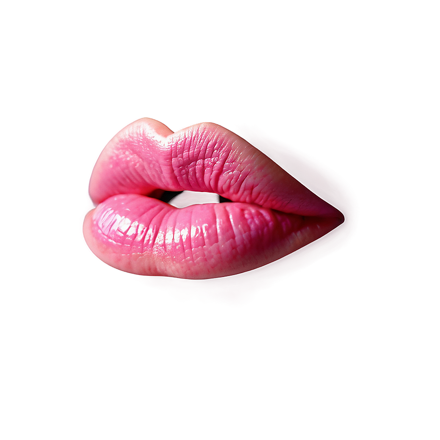 Pink Lips In Kiss Shape Png Gcp