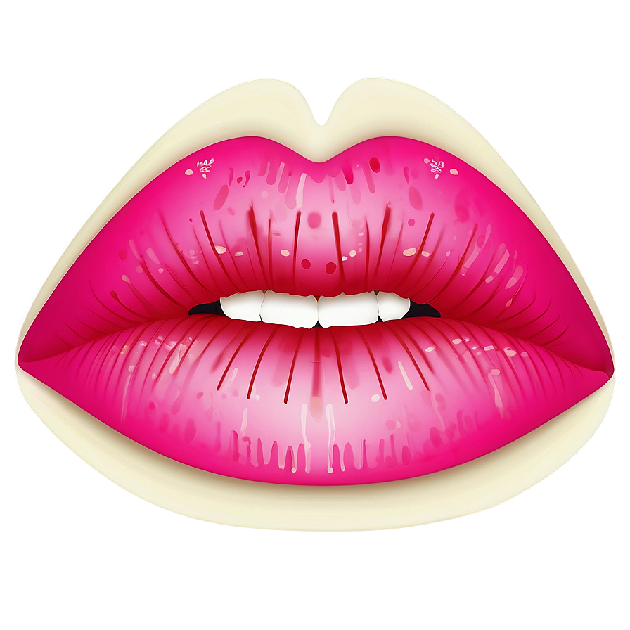 Pink Lips Vector Png 06212024