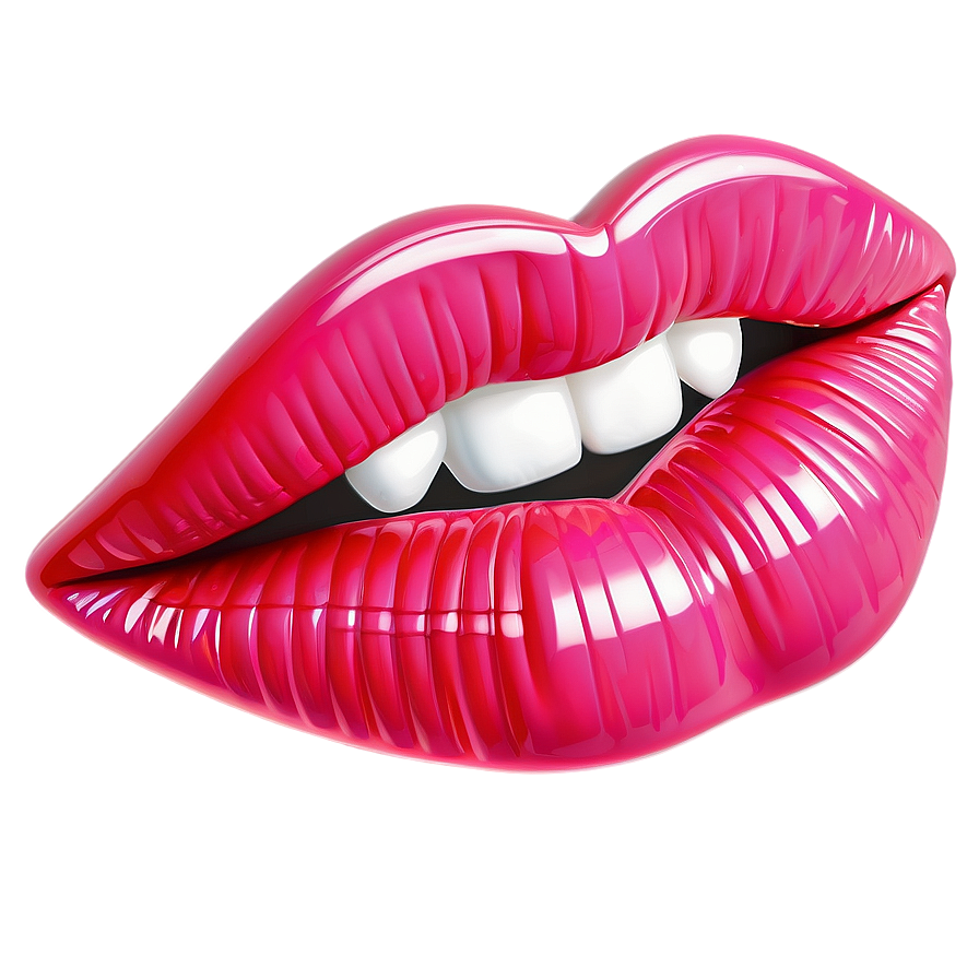 Pink Lips With Candy Png 06212024