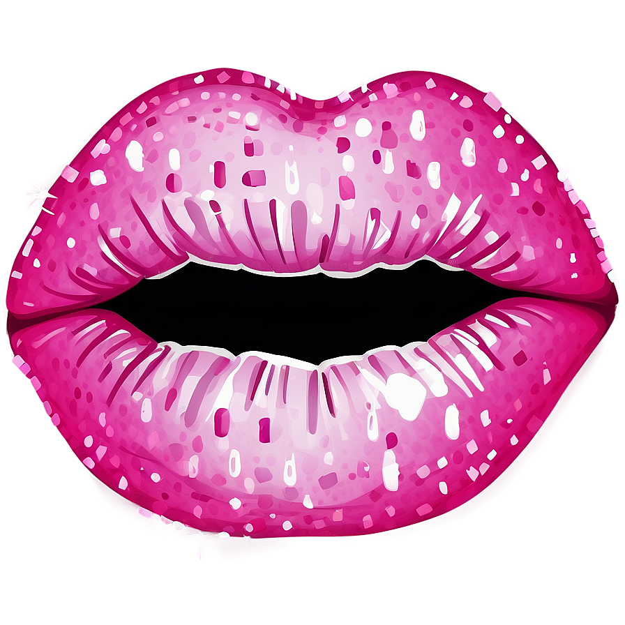 Pink Lips With Diamonds Png 06212024