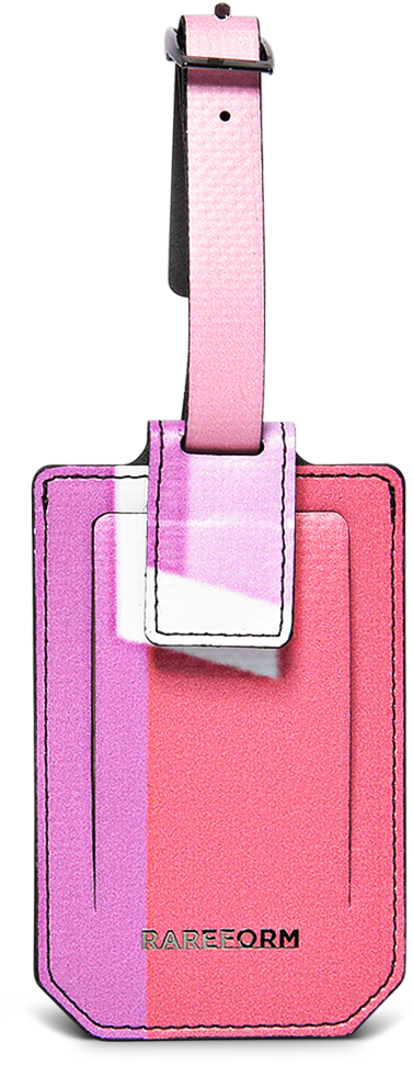 Pink Luggage Tag Rareform Brand