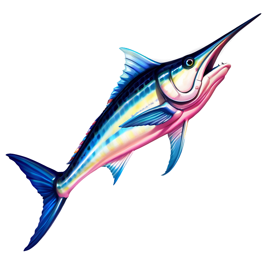 Pink Marlin Png 29