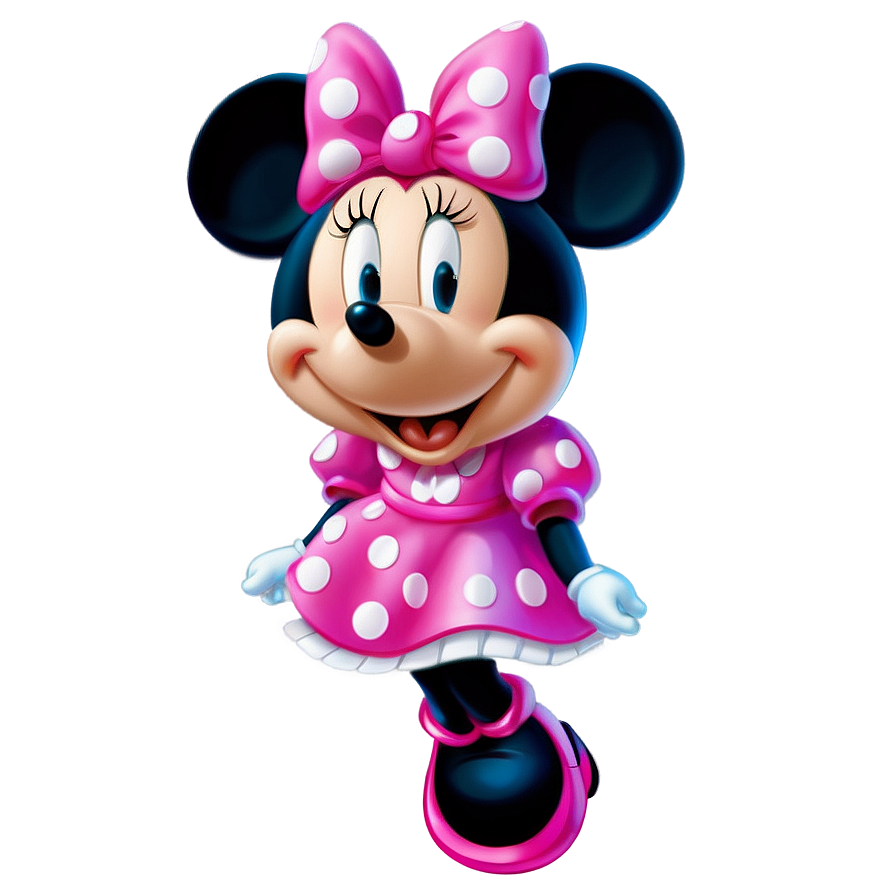 Pink Minnie Mouse Fun Activity Png 3