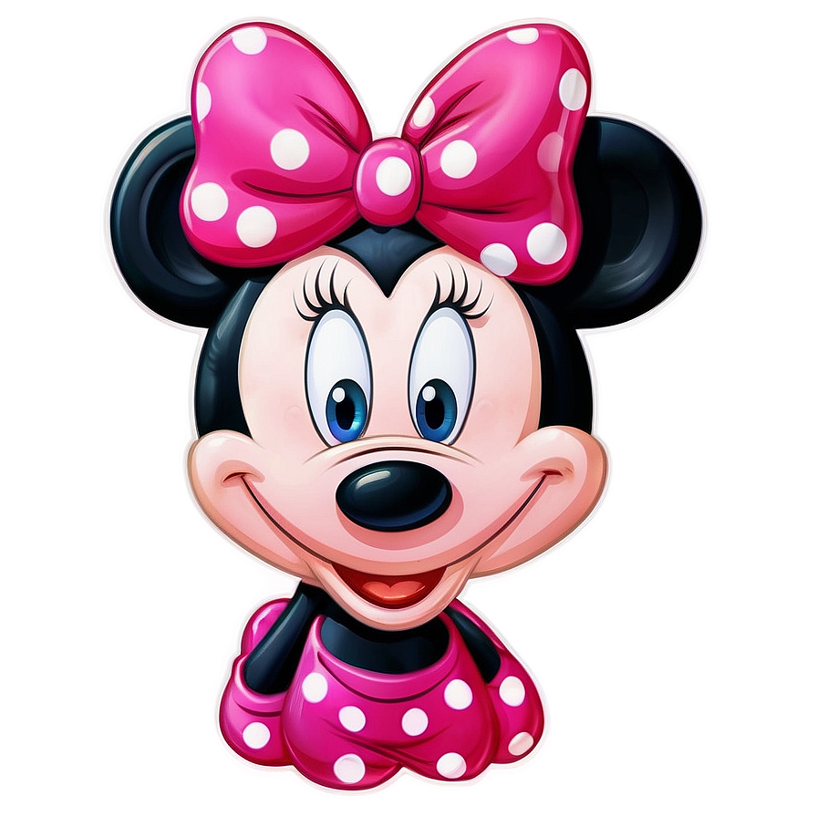 Pink Minnie Mouse Handmade Png 06212024