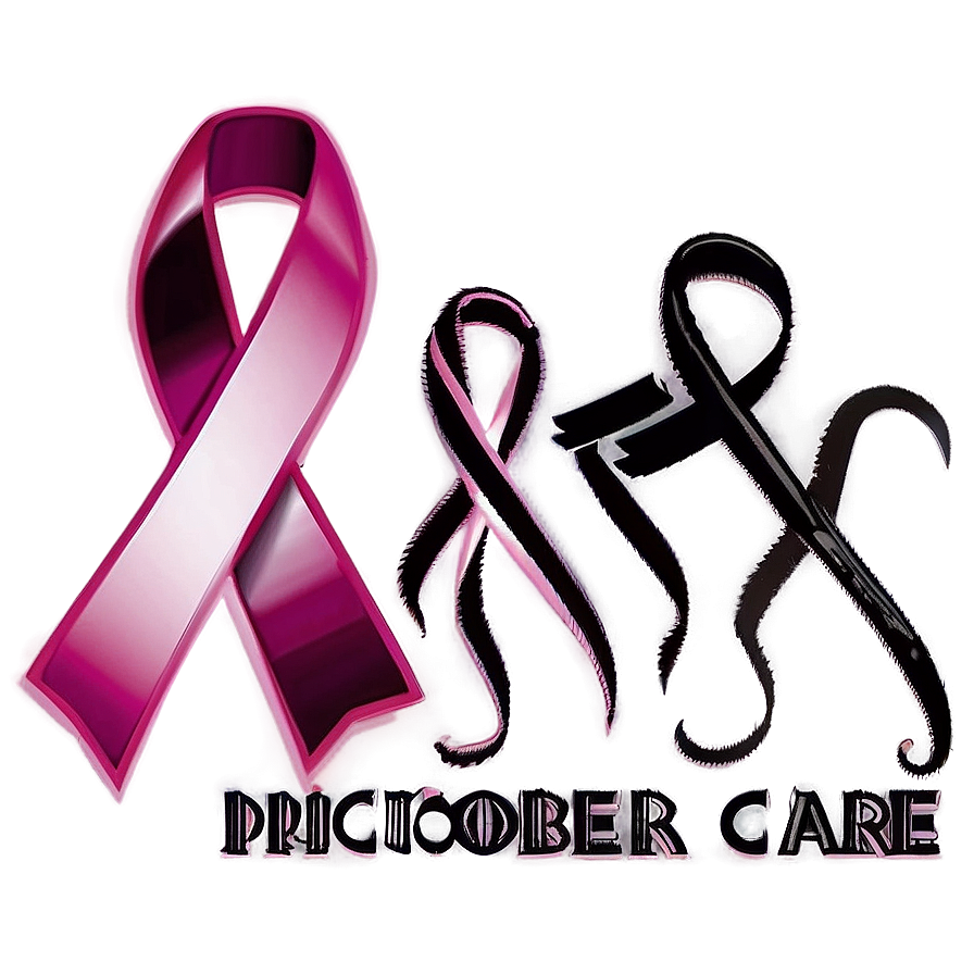 Pink October Ribbon Care Png Tpc