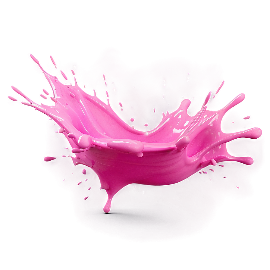 Pink Paint Splash Png Elh20