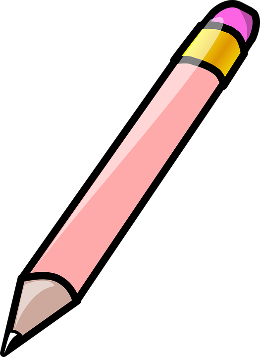 Pink Pencil Clipart