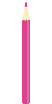 Pink Pencil Graphic PNG image with a transparent background, free high-resolution download