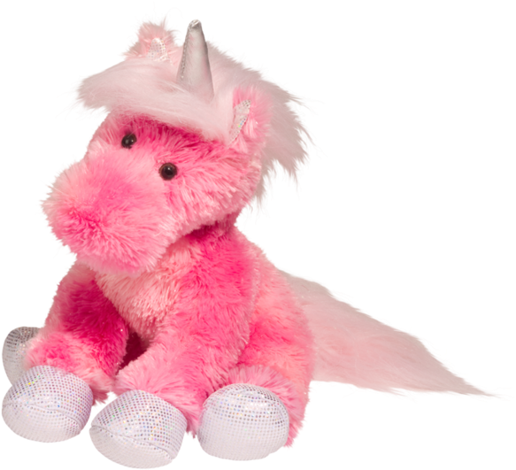 Pink Plush Unicorn Toy