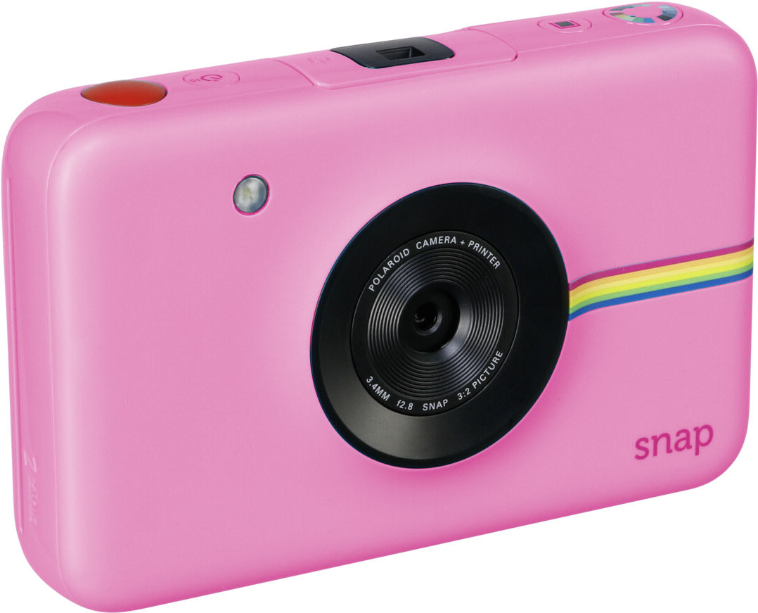 Pink Polaroid Snap Camera