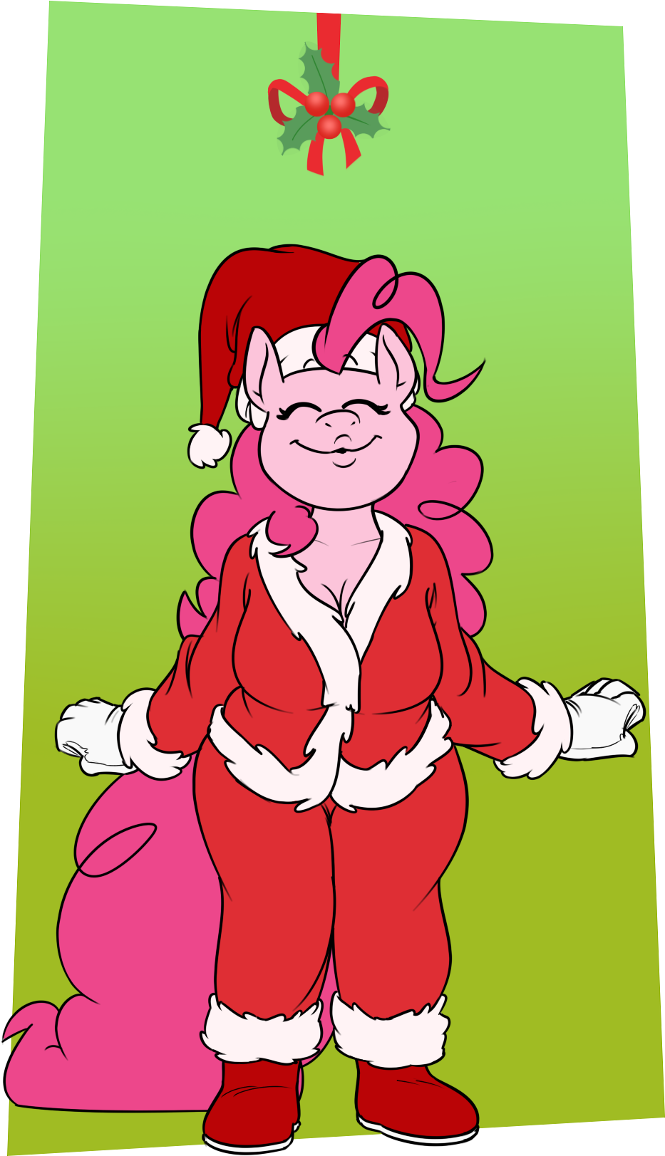 Pink Pony Santa Costume