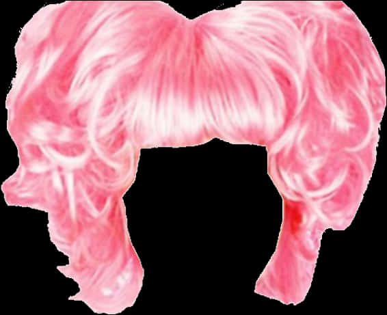 Pink Ponytail Wig