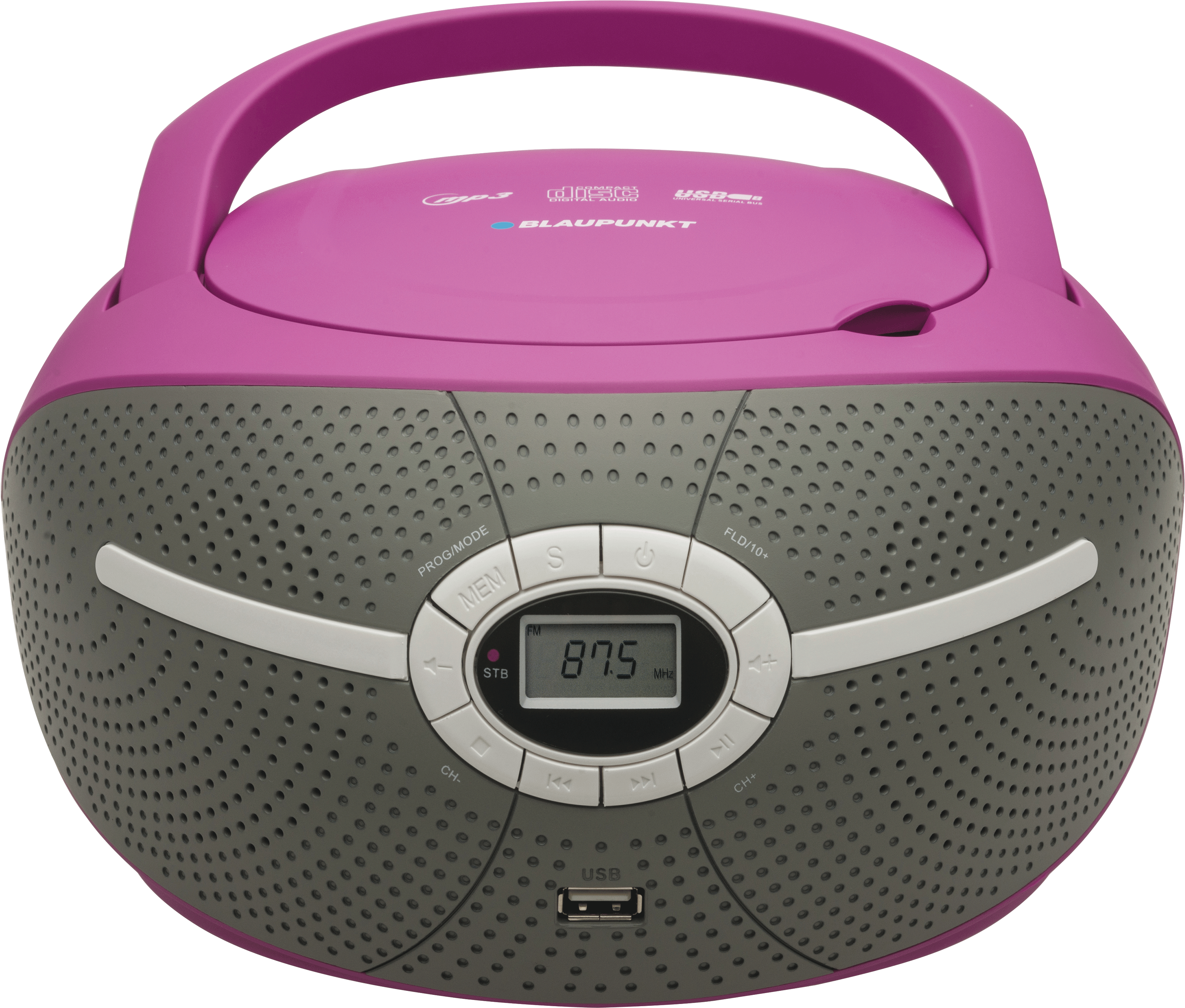 Pink Portable Boombox Blaupunkt