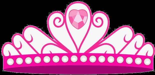 Pink Princess Crown Graphic