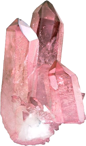 Pink Quartz Crystal Cluster