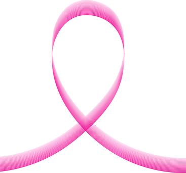 Pink Ribbon Awareness Symbol PNG with transparent background