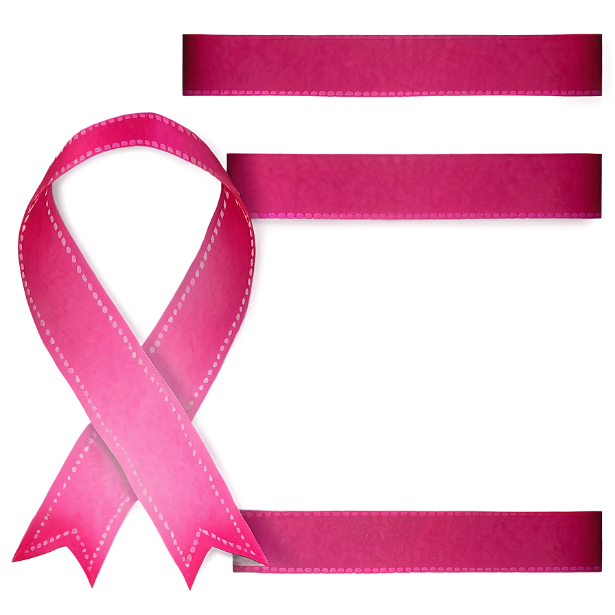 Pink Ribbon Bond October Png 35