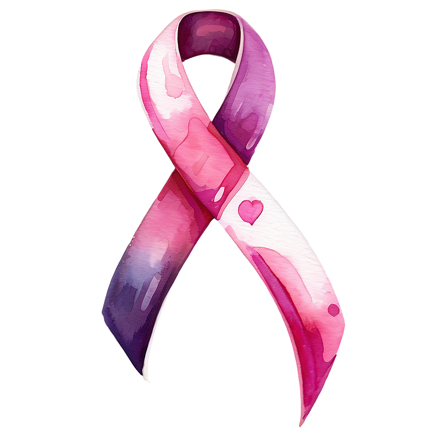 Pink Ribbon Watercolor Png 49