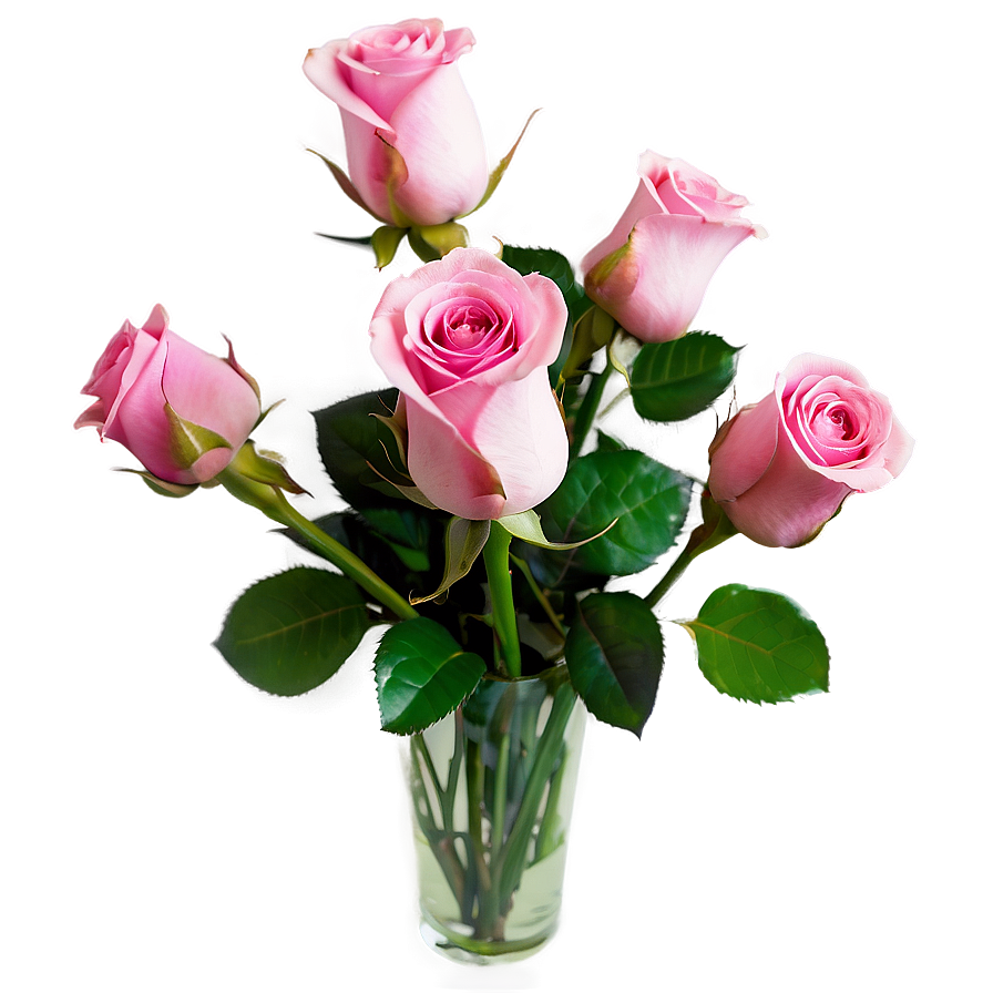 Pink Rose Arrangement Png Bsy