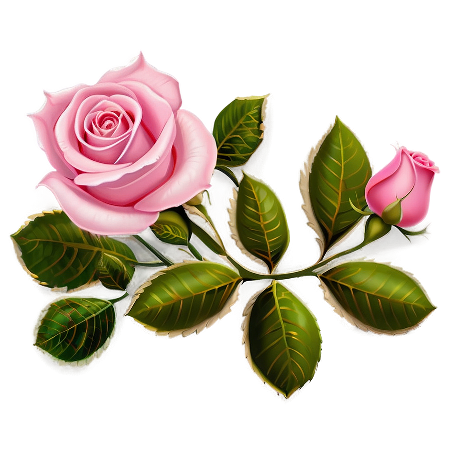 Pink Rose Arrangement Png Eum31