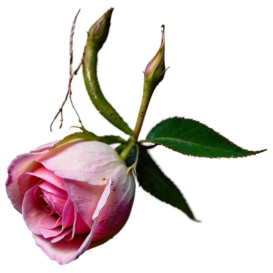 Pink Rose Bud Png Gtp