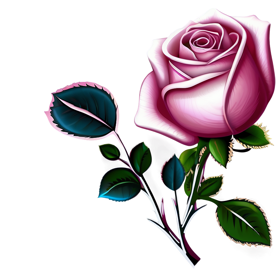 Pink Rose Clipart Png 05242024