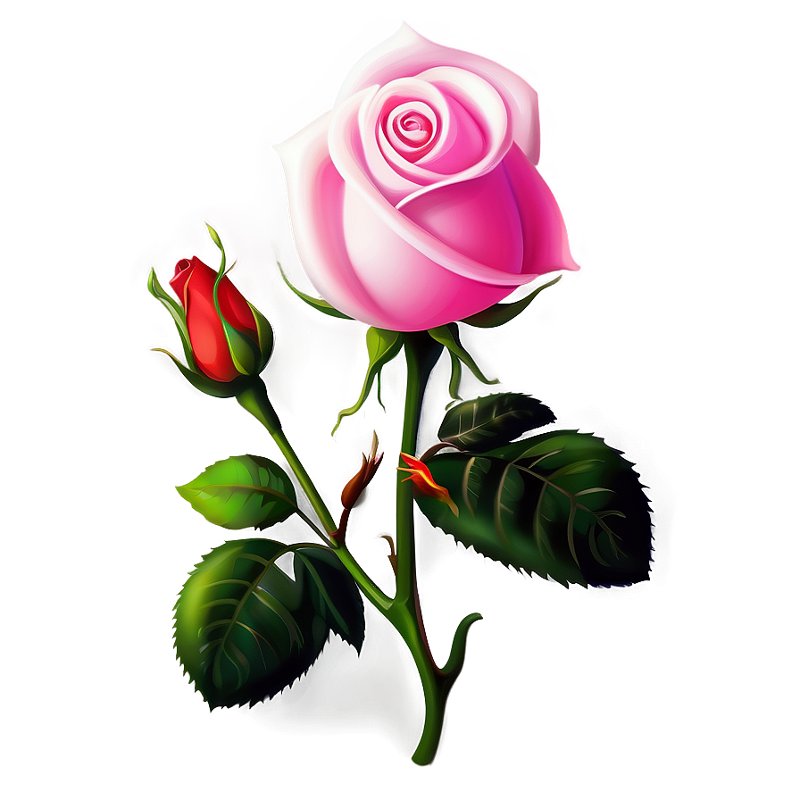 Pink Rose Clipart Png 06272024