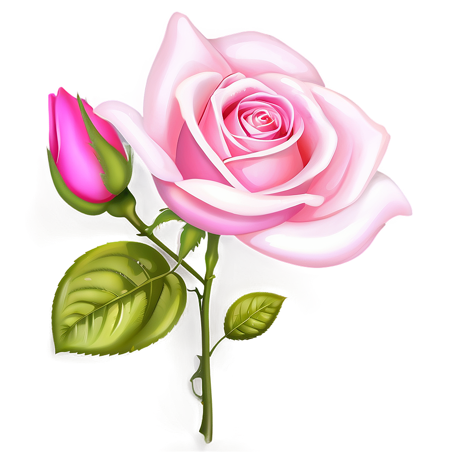 Pink Rose Clipart Png Xsc26