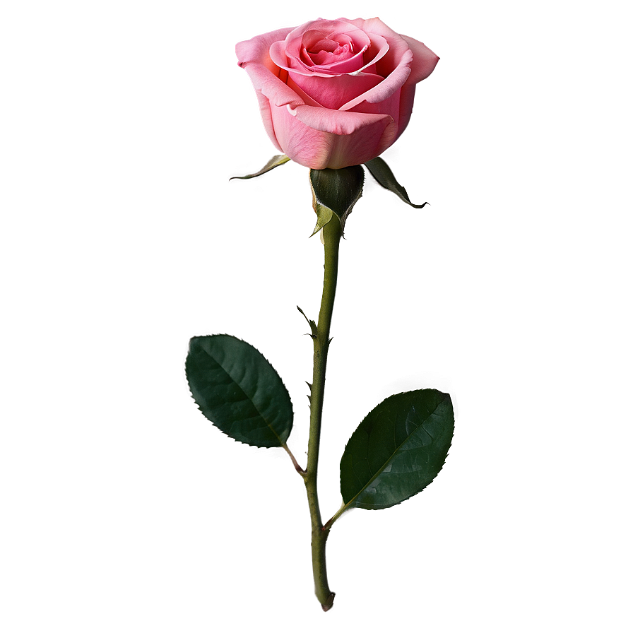 Pink Rose Closeup Png Wtv16