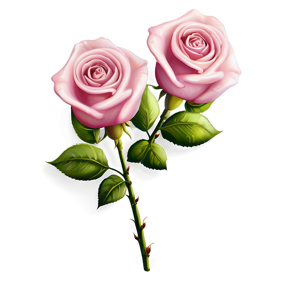 Pink Rose Decoration Png Lhx