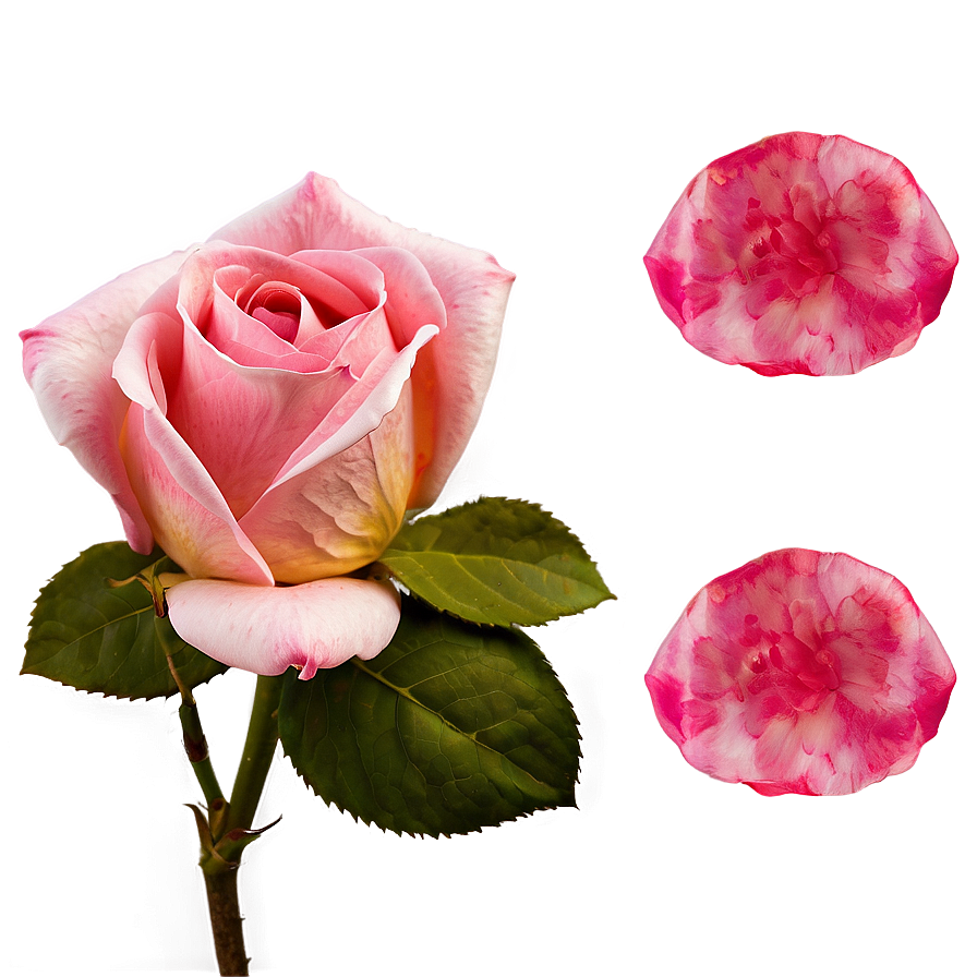 Pink Rose Petals Png Cvr