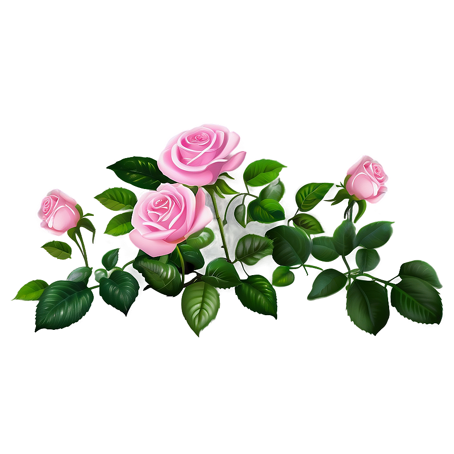 Pink Roses Garden Png Xjq9